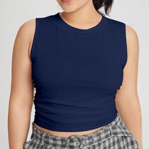 Cider Navy Sleeveless Tank Top